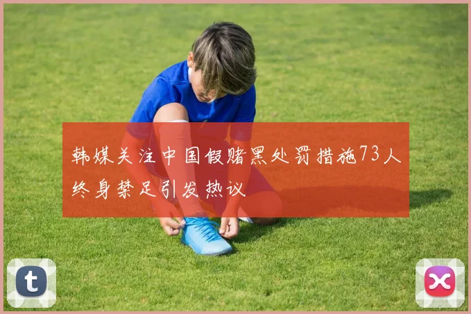 韩媒关注中国假赌黑处罚措施73人终身禁足引发热议